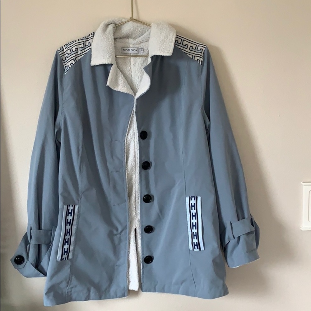 Faux Sherpa lined jacket